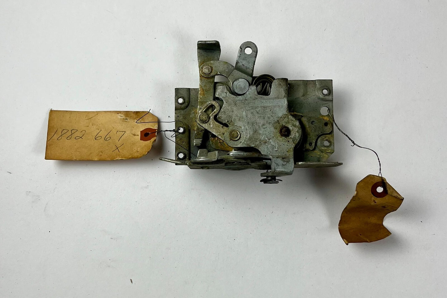 NOS Mopar Left Rear Door Latch 1957-9 DeSoto Dodge Chrysler 4 Door #1882667