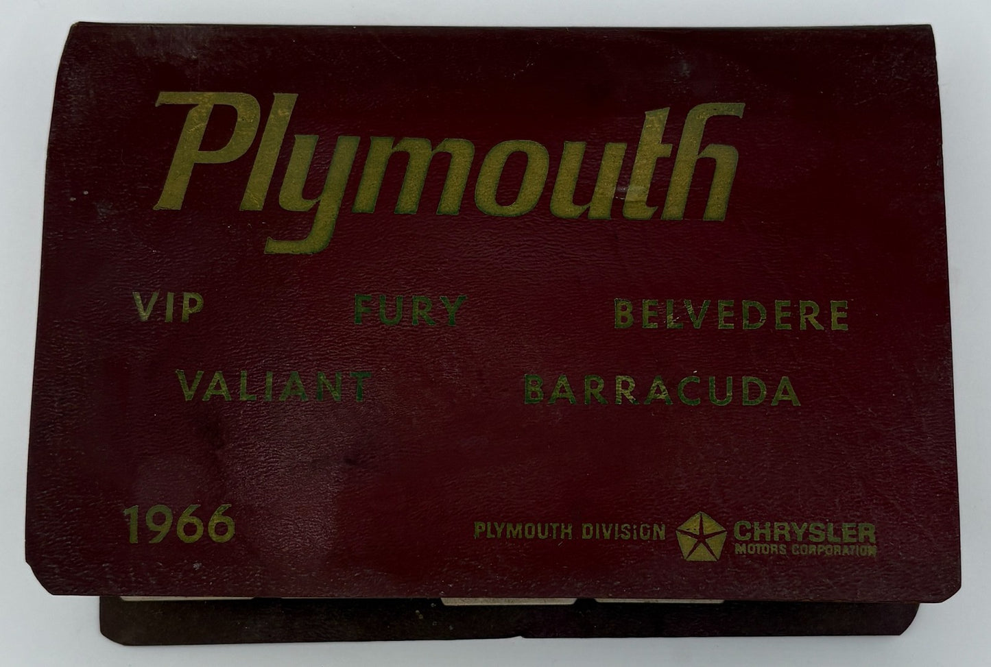 Original 1966 Plymouth Color Upholstery Dealer Album