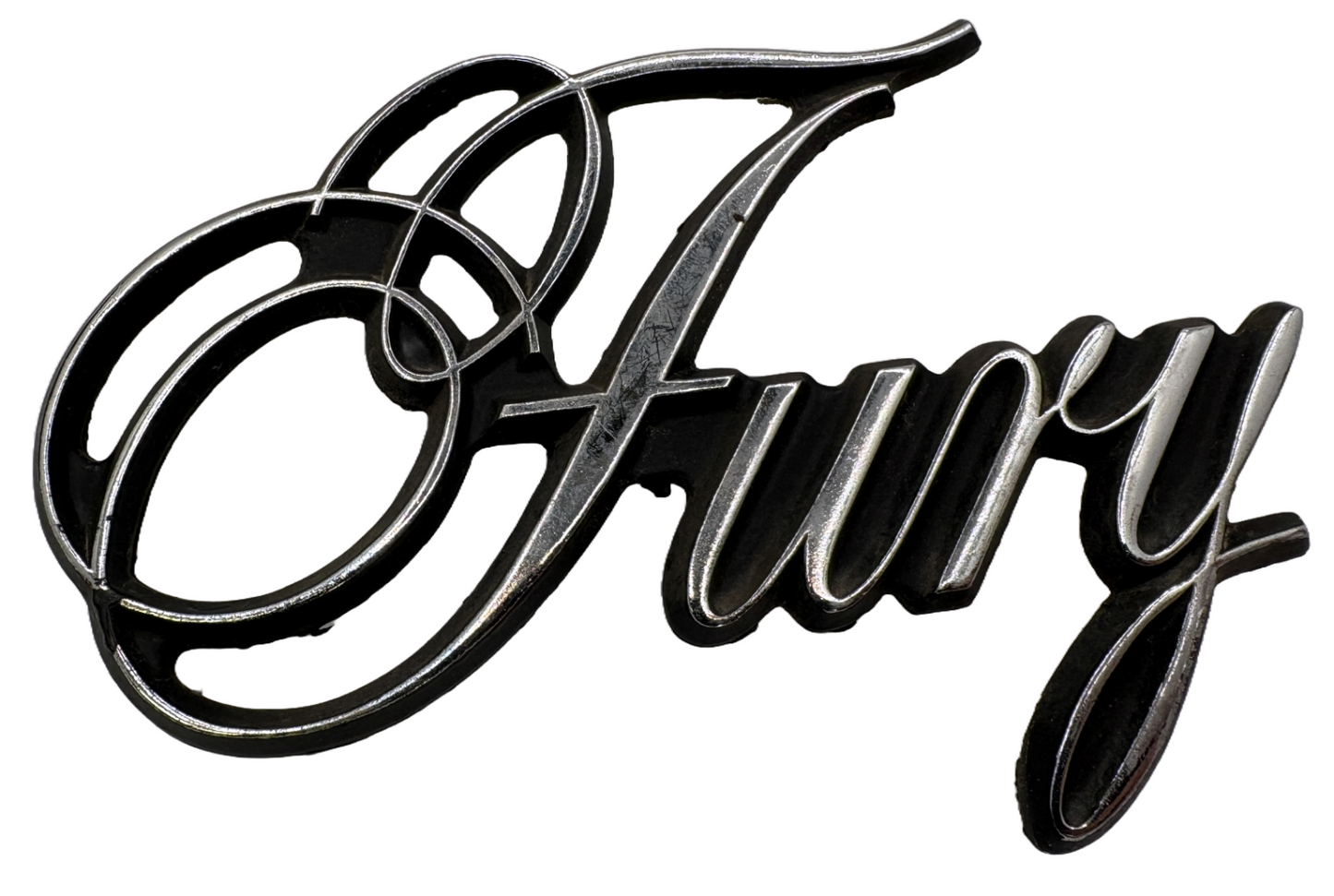 New Old Stock Fender Nameplate for 1975-76 Plymouth Fury Mid Size Mopar #3811524