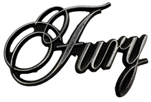 New Old Stock Fender Nameplate for 1975-76 Plymouth Fury Mid Size Mopar #3811524