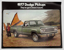 Original 1977 Dodge Pickups "Where It Counts" Sales Brochure #81-305-7071