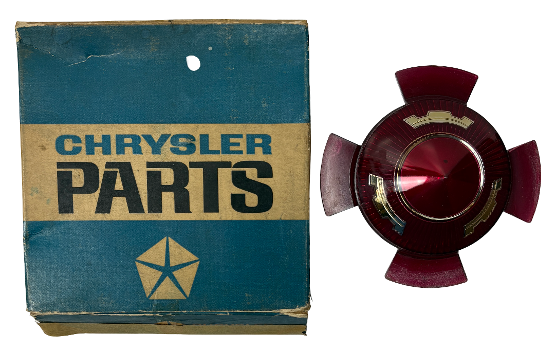 New Old Stock Wheel Cover Medallion for 1965 Chrysler Newport Models #2530160