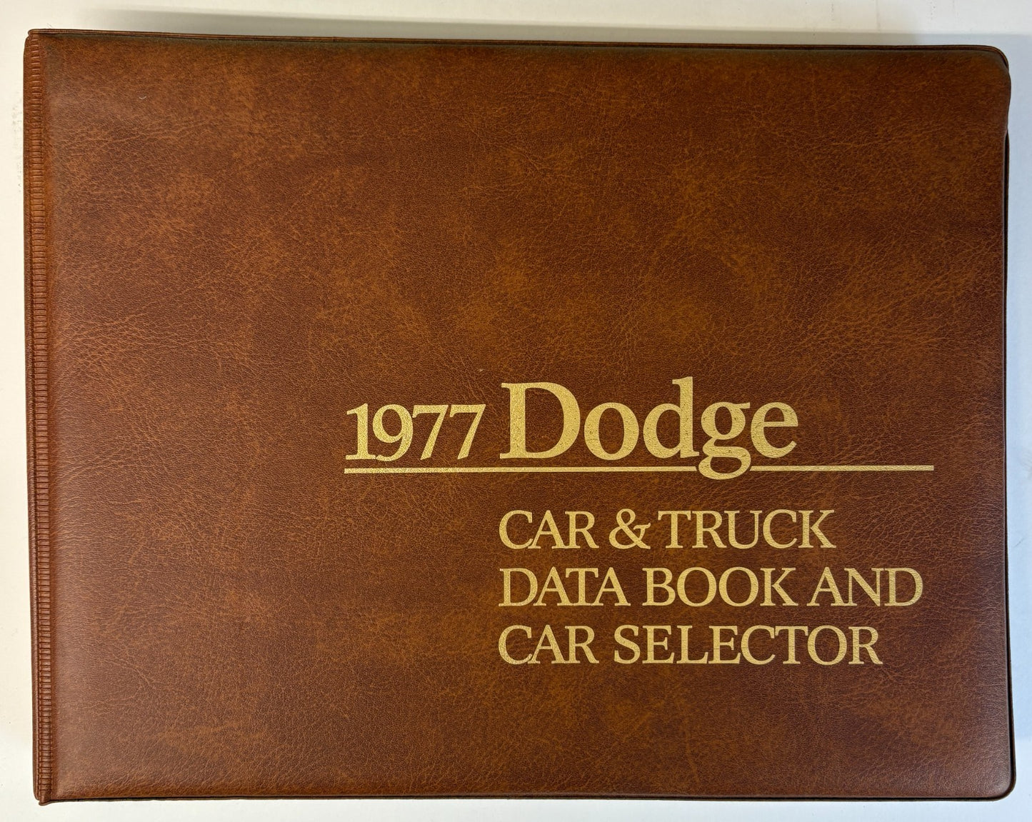 Original 1977 Dodge Car & Truck Data Book and Car Selector