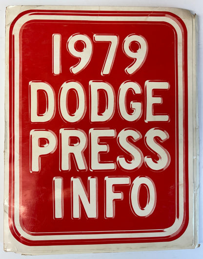 Original 1979 Dodge Press Info