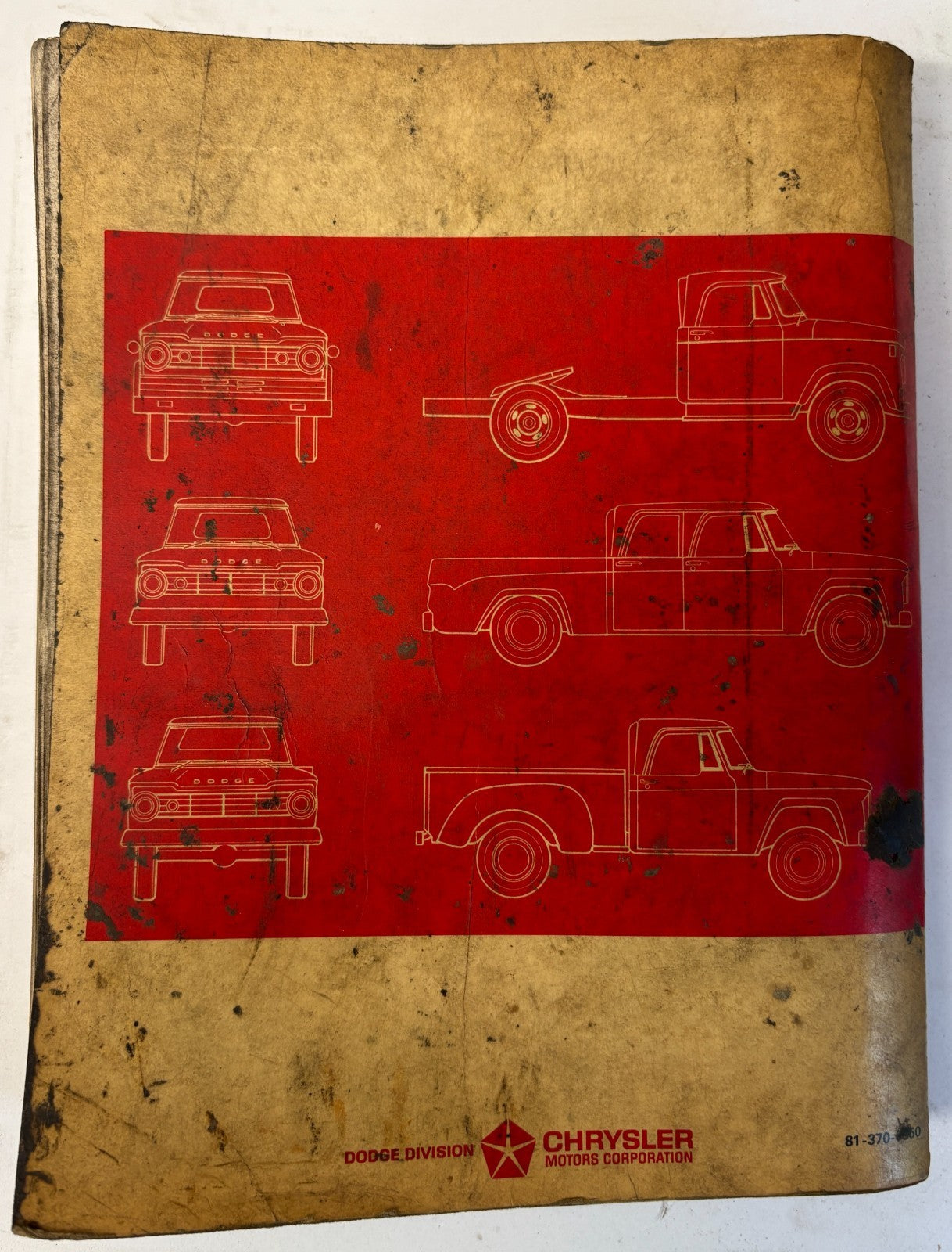 Original 1966 Dodge Trucks Service Manual 81-370-6350