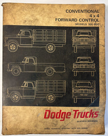 Original 1967 Dodge Trucks Service Manual 81-370-7350
