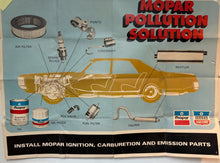 Original Mopar "Pollution Solution" Dealership Poster