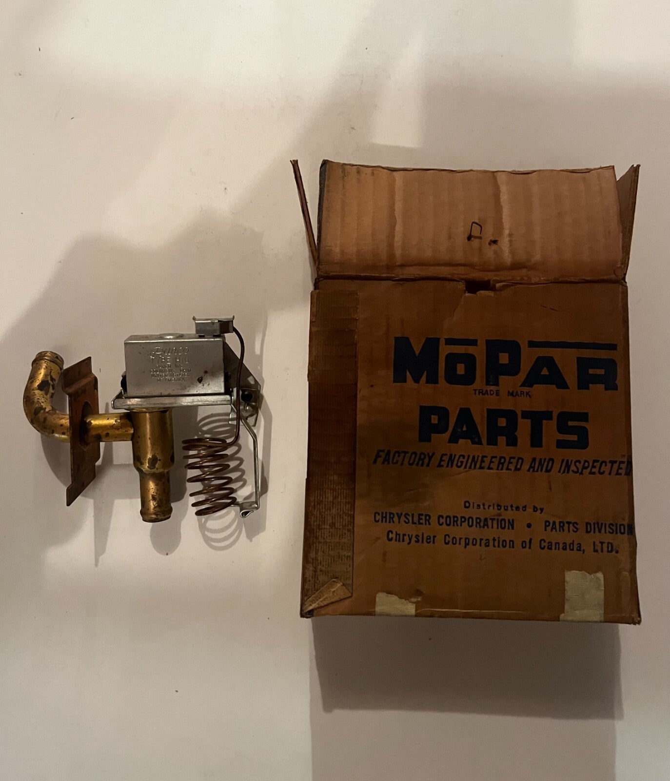 New Old Stock Heater Control Valve for 1960 Plymouth models Mopar #2076323