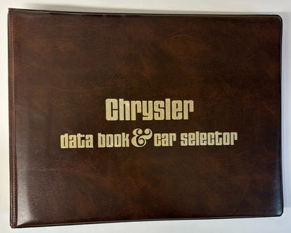 Original 1976 Chrysler Data Book & Car Selector Album
