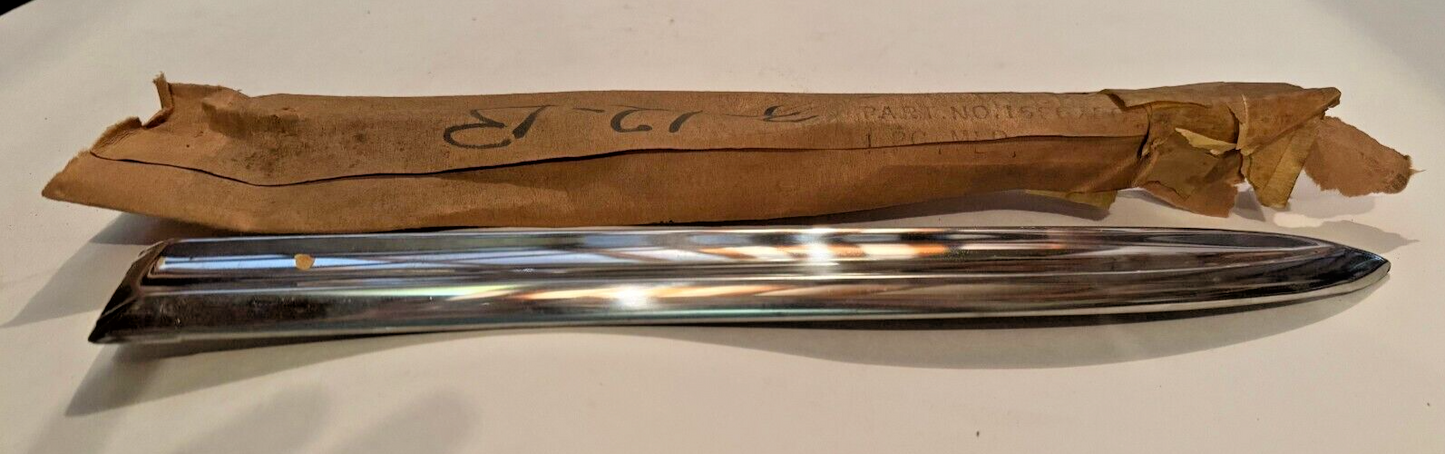 1957 Desoto Firesweep Right Front Side Fender Molding Chrome 1686760 NOS
