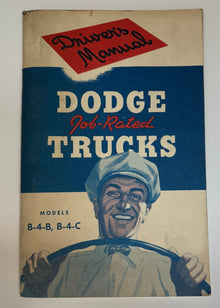 Original 1953 Dodge "Job-Rated" Trucks Driver's Manual B-4-B, B-4-C #D-14259
