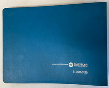 Original 1968 Simca Model 1118 Service Manual 81-870-9125