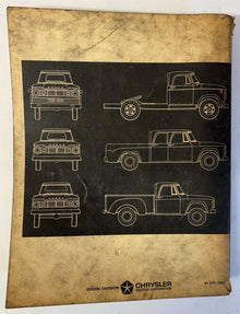 Original 1967 Dodge Trucks Service Manual 81-370-7350