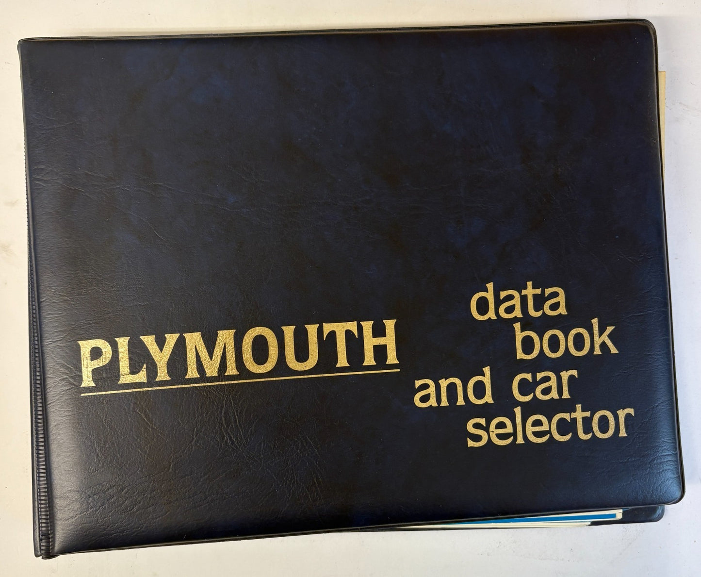 Original 1979 Plymouth Data Book and Car Selector