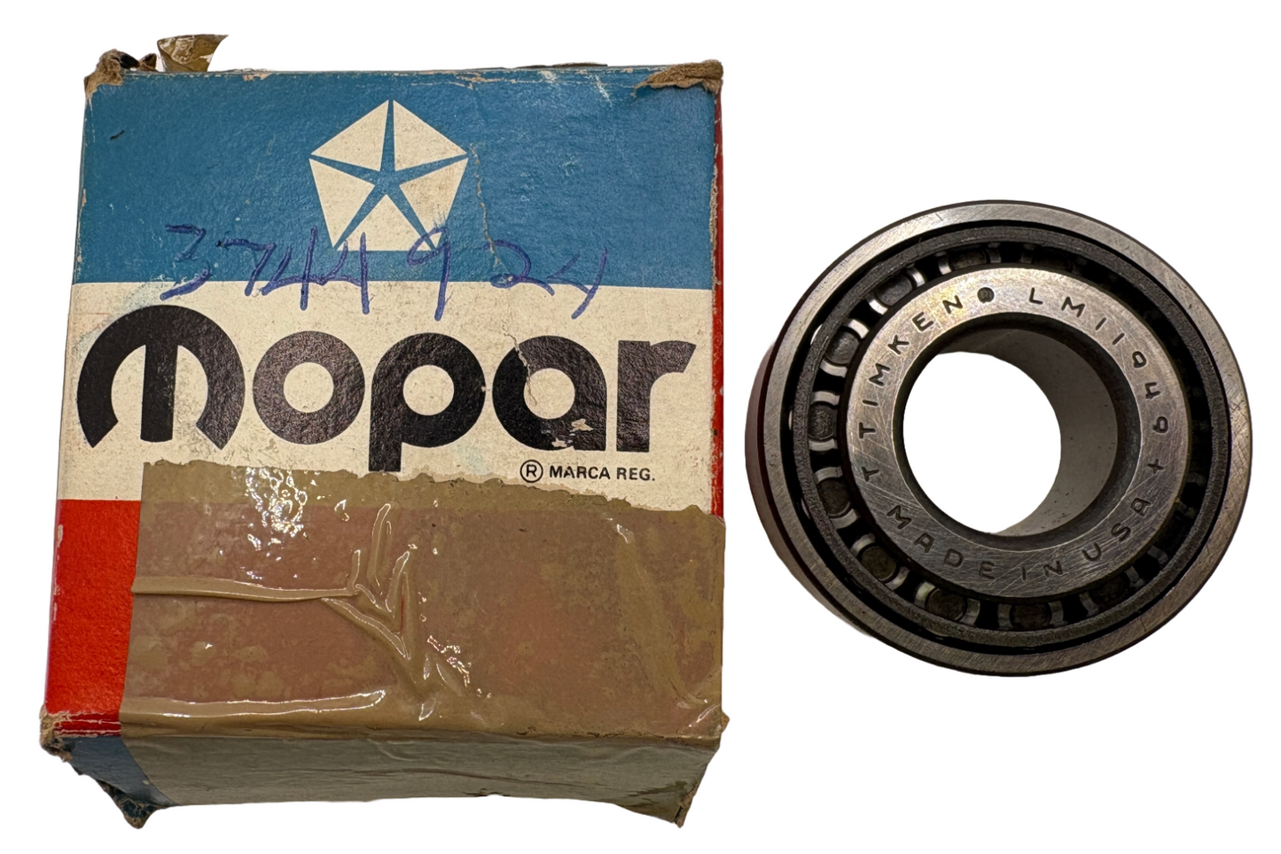 New Old Stock Outer Wheel Bearing for 1965-73 Mopar 10" Brakes Models #3744924