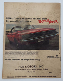 Original November 1967 Dodge News Magazine 241511