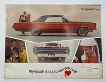 Original 1967 Plymouth Fury "Win You Over" Sales Brochure #81-505-7022