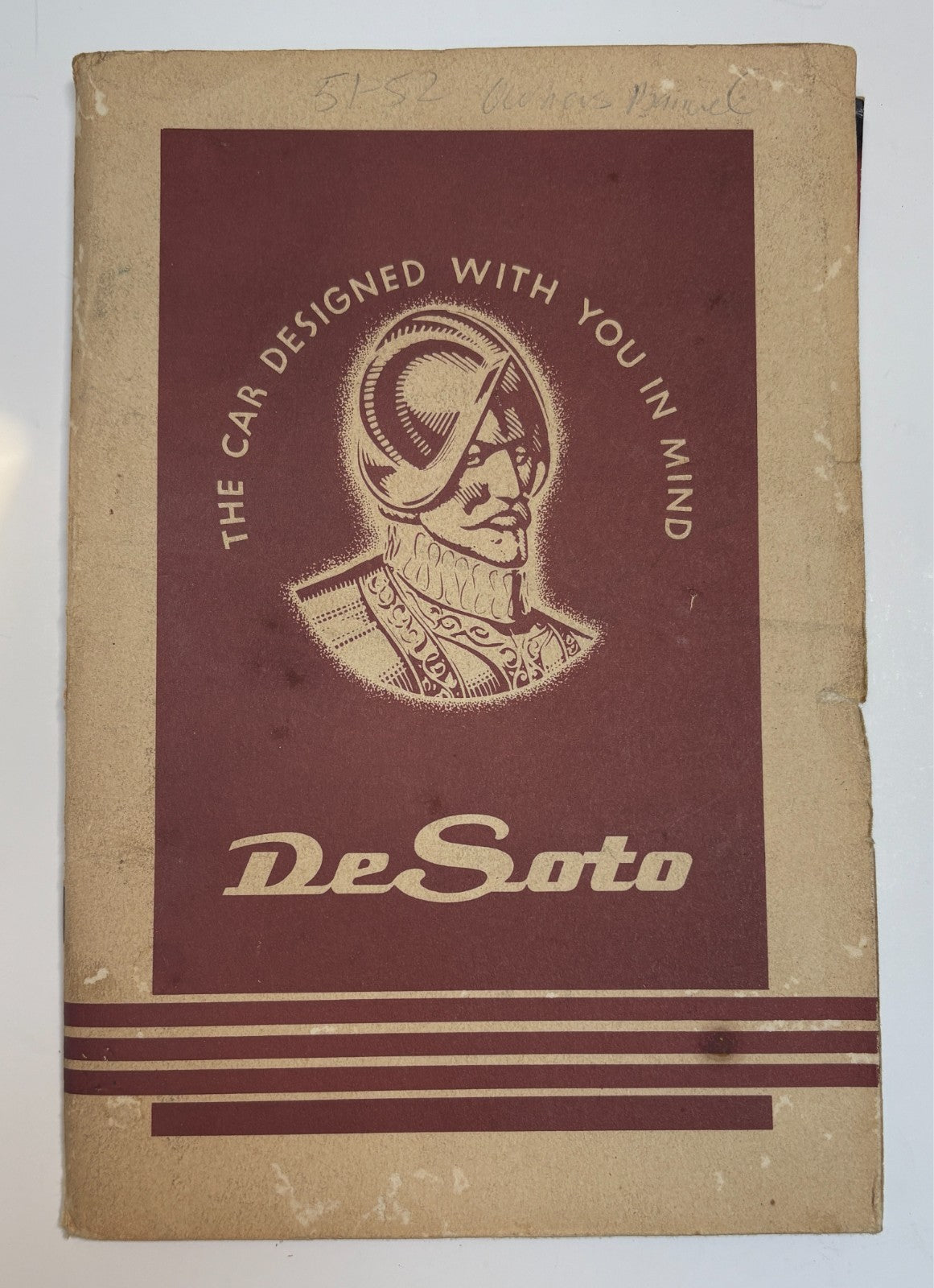 Original 1951-52 DeSoto "The Car Designed With You In Mind" Owner's Manual #D-13