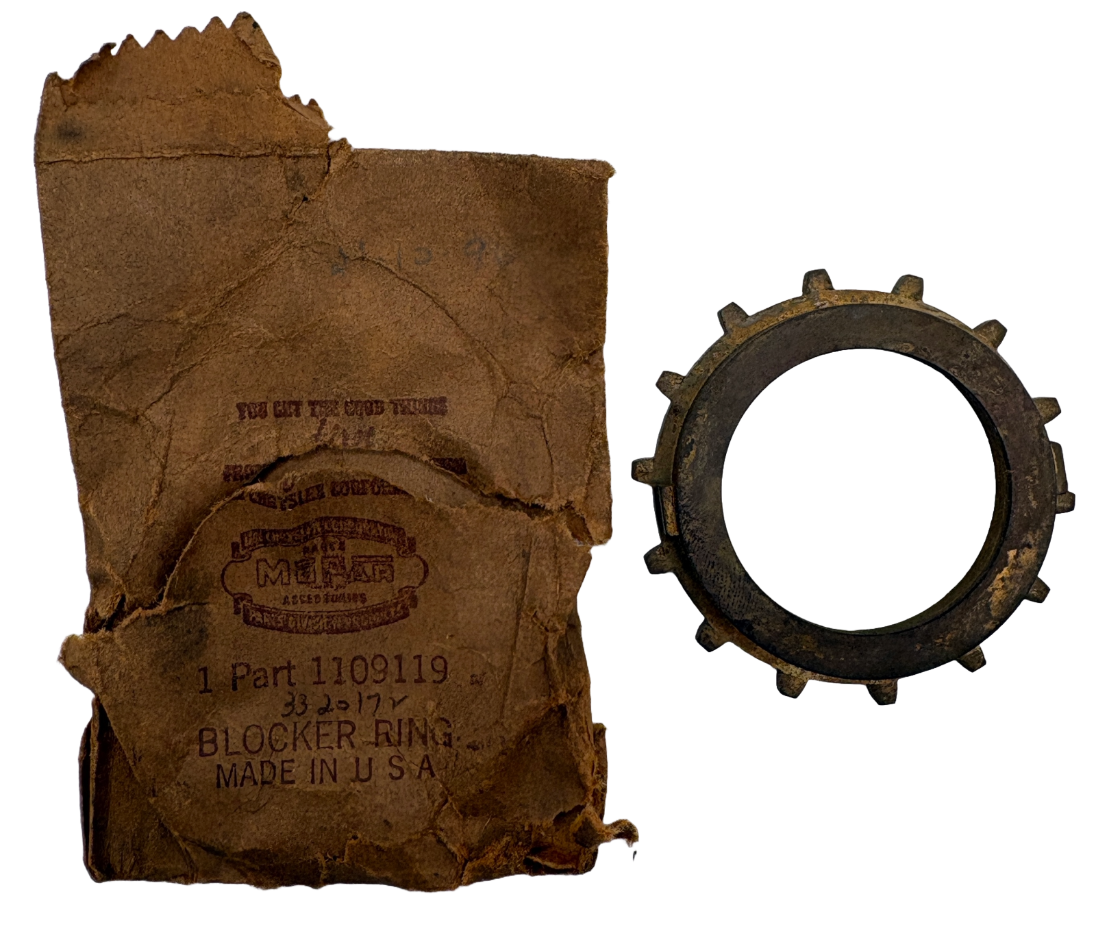 New Old Stock Direct Speed Blocker Ring for 1941-42 Chrysler/DeSoto #1 ...