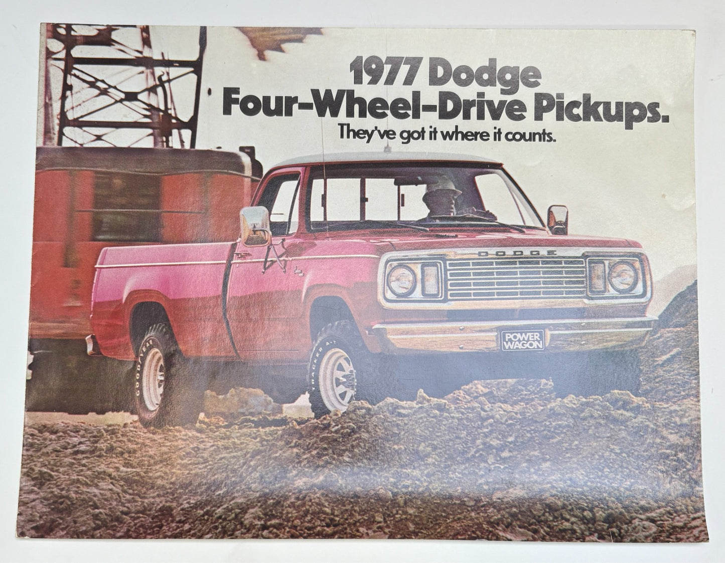 Original 1977 Dodge Four-Wheel-Drive Pickups Chrysler #81-305-7076