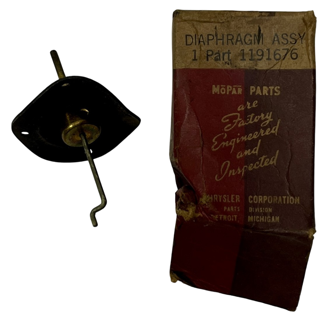 New Old Stock Vacuum Shift Diaphragm & Rod for 1946-56 Dodge Mopar #1191676
