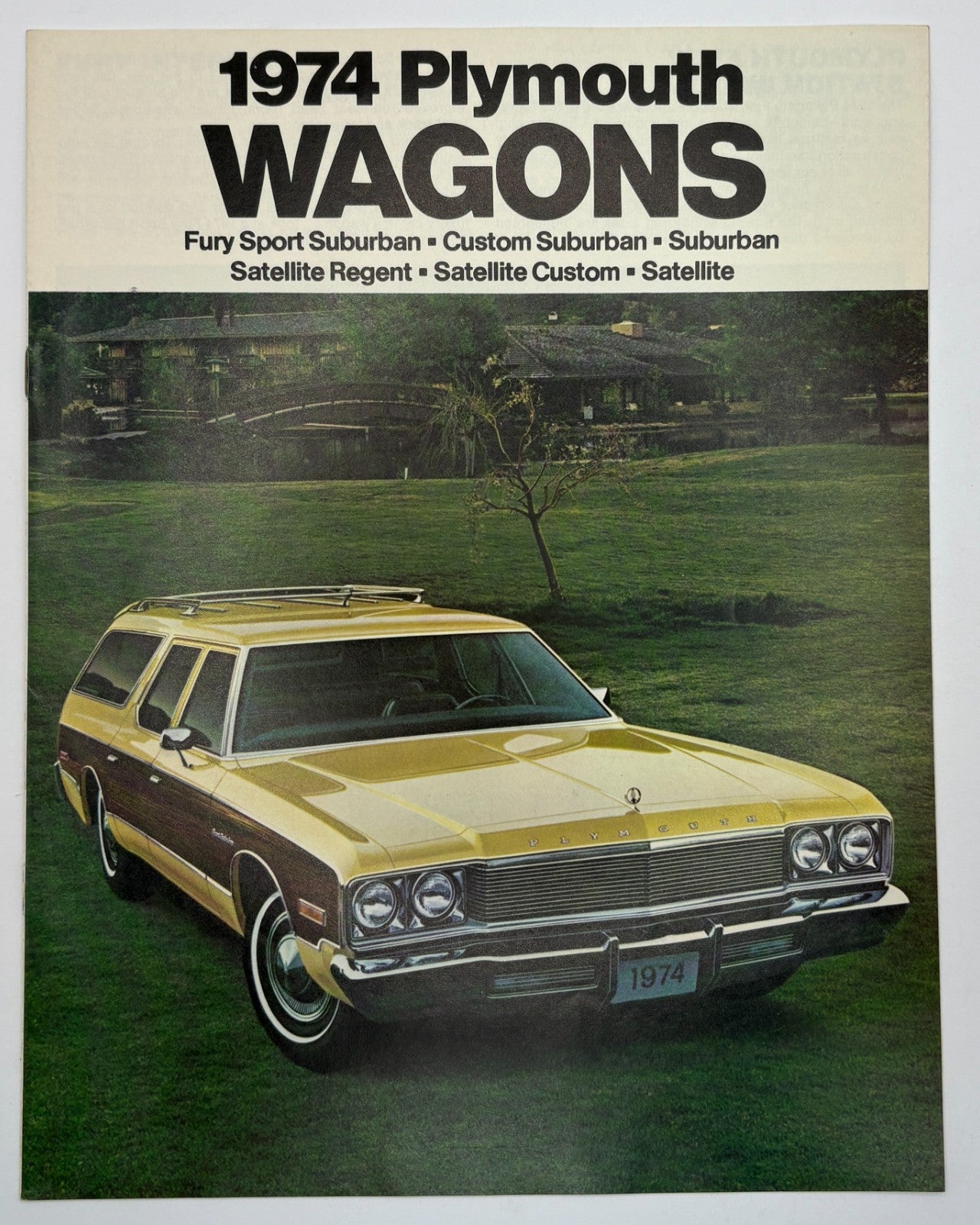 Original 1974 Plymouth Wagons Sales Brochure #81-005-7073