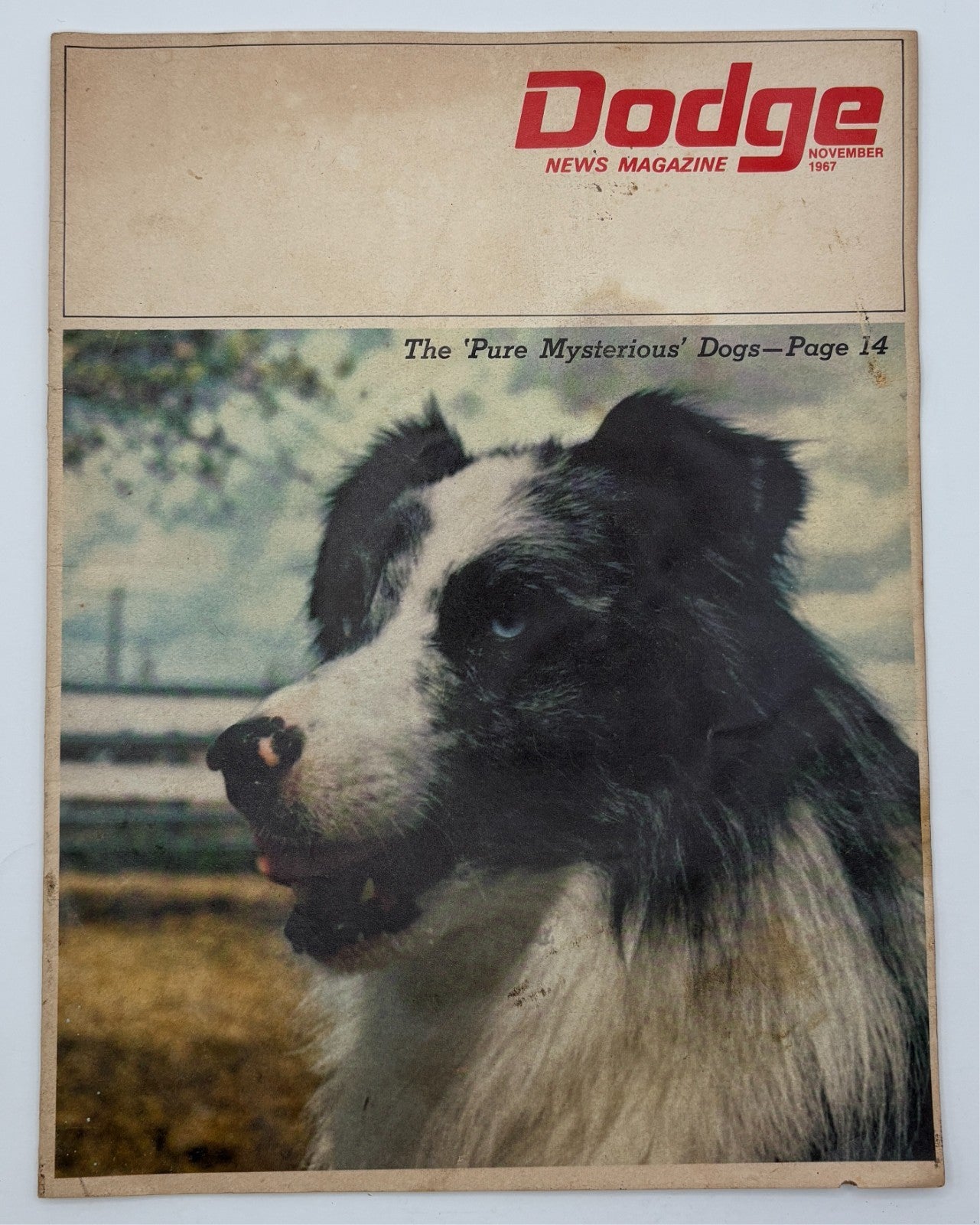 Original November 1967 Dodge News Magazine 241511