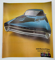 Original 1970 Plymouth Fury Sales Brochure 81-505-0022
