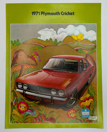Original 1971 Plymouth Cricket Sales Brochure #81-405-1100