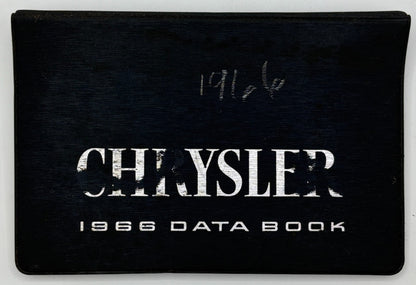 Original 1966 Chrysler Data Book