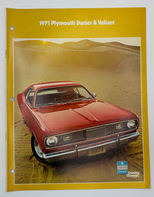Original 1971 Plymouth Duster & Valiant Sales Brochure #81-505-1024