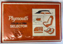 Original 1971 Plymouth Color & Trim Selector