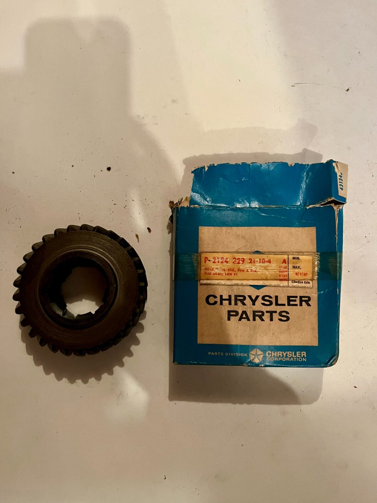 NOS Mopar Transmission First & Reverse Gear Some 1958-62 3 Speed Manua ...