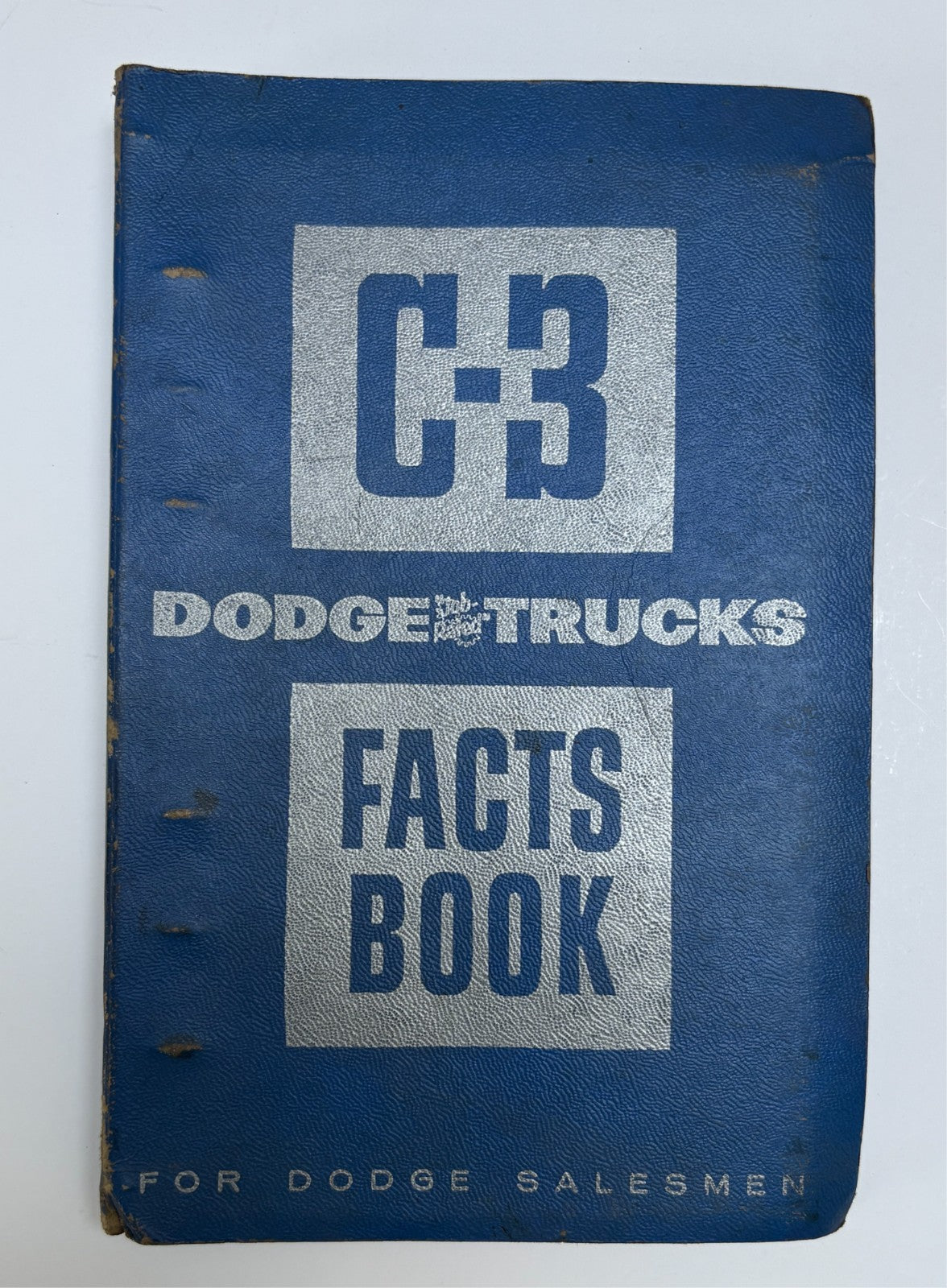 Original 1955 Dodge C-3 "Dodge Trucks Facts Book" For Salesmen #DTA-1133