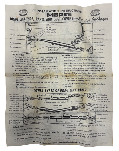 New Old Stock Tie Rod End Drag Link for 1948-56 Dodge Truck Models #1238406