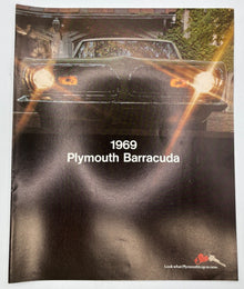 Original 1969 Plymouth Barracuda Sales Brochure 81-505-9025