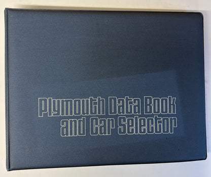 Original 1973 Plymouth Data Book and Car Selector