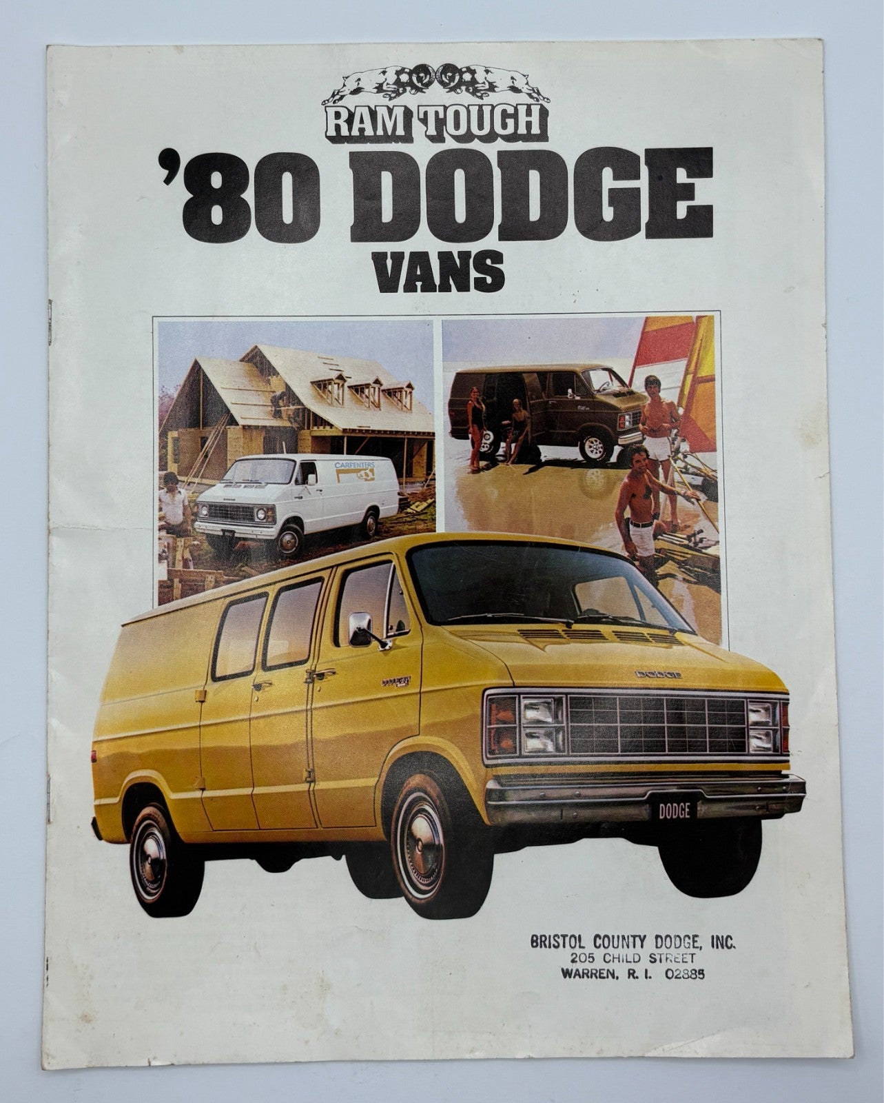 Original 1980 Dodge "Ram Tough '80 Dodge Vans" Brochure 81-407-0037
