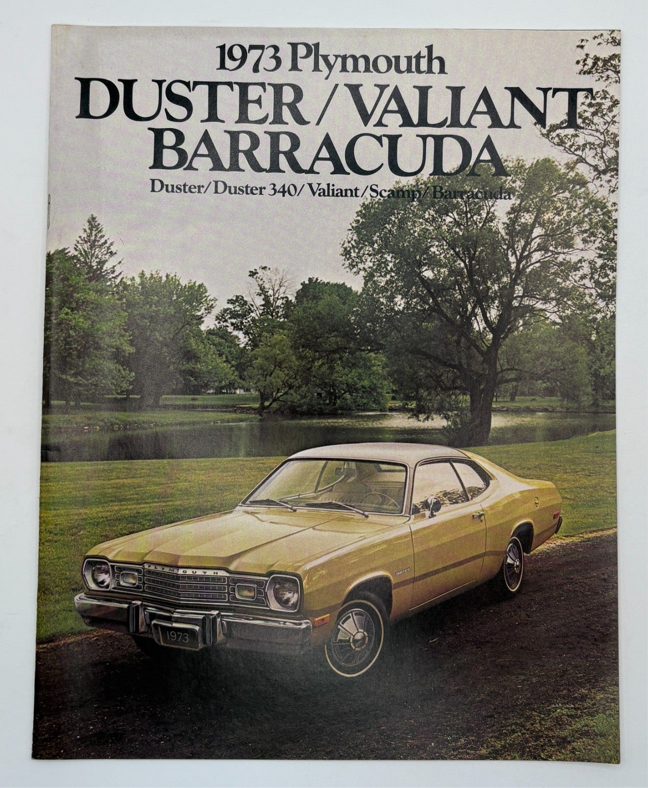 Original 1973 Plymouth Duster/Valiant/Barracuda Sales Brochure #81-005-7050