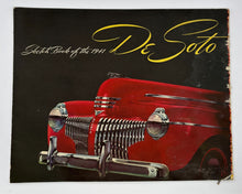 Original 1941 DeSoto Sketch Book Sales Brochure