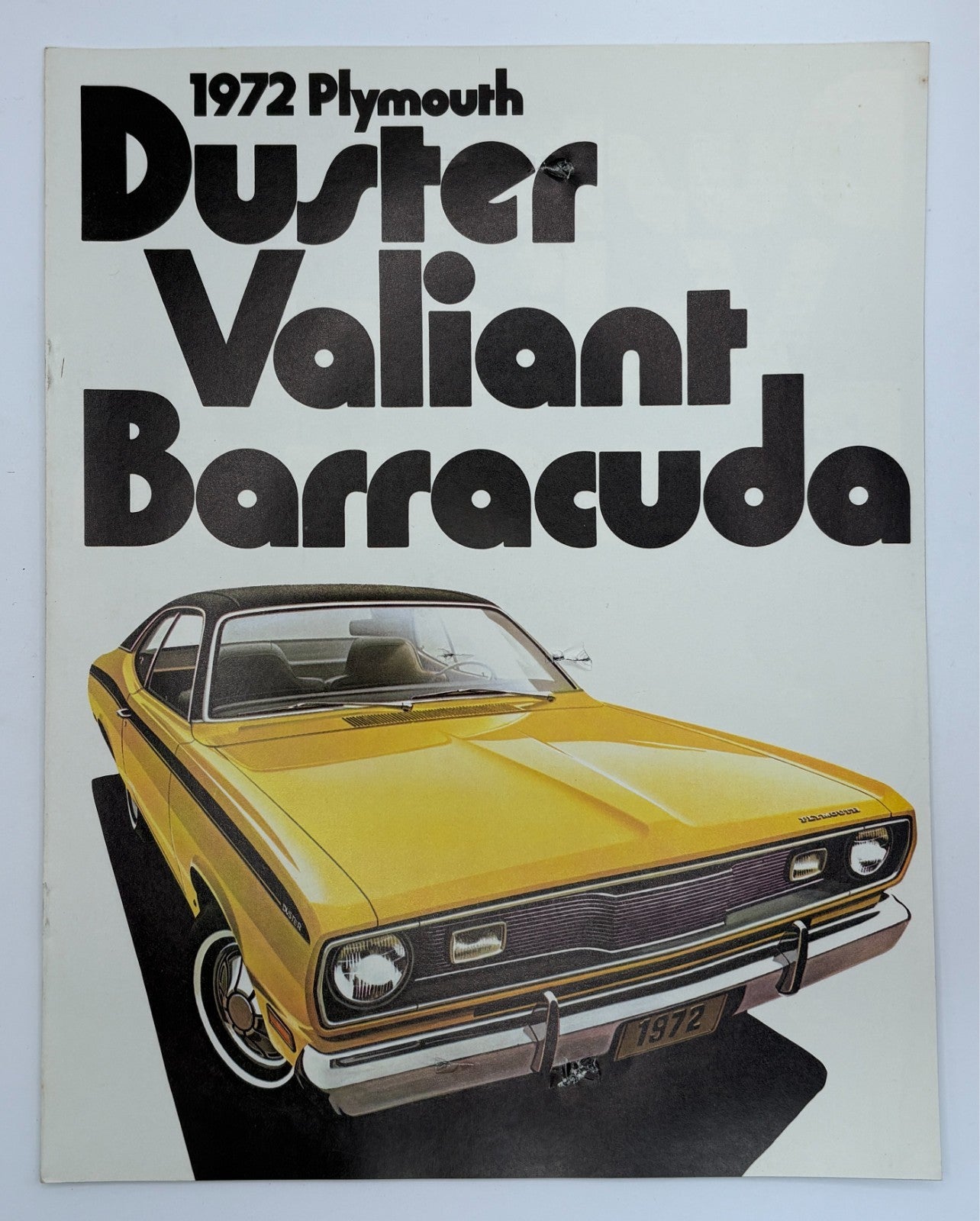 Original 1972 Plymouth Duster Valiant Barracuda Sales Brochure #81-505-2024