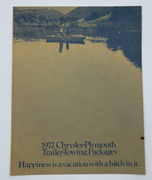 Original 1972 Chrysler-Plymouth Trailer-Towing Packages 81-505-2032
