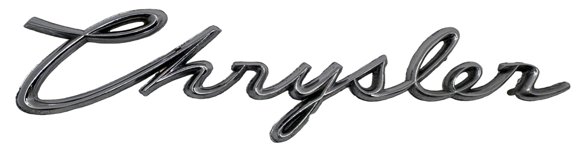 New Old Stock Chrysler Rear Deck/Fender Emblem Script for 1960s Models ...
