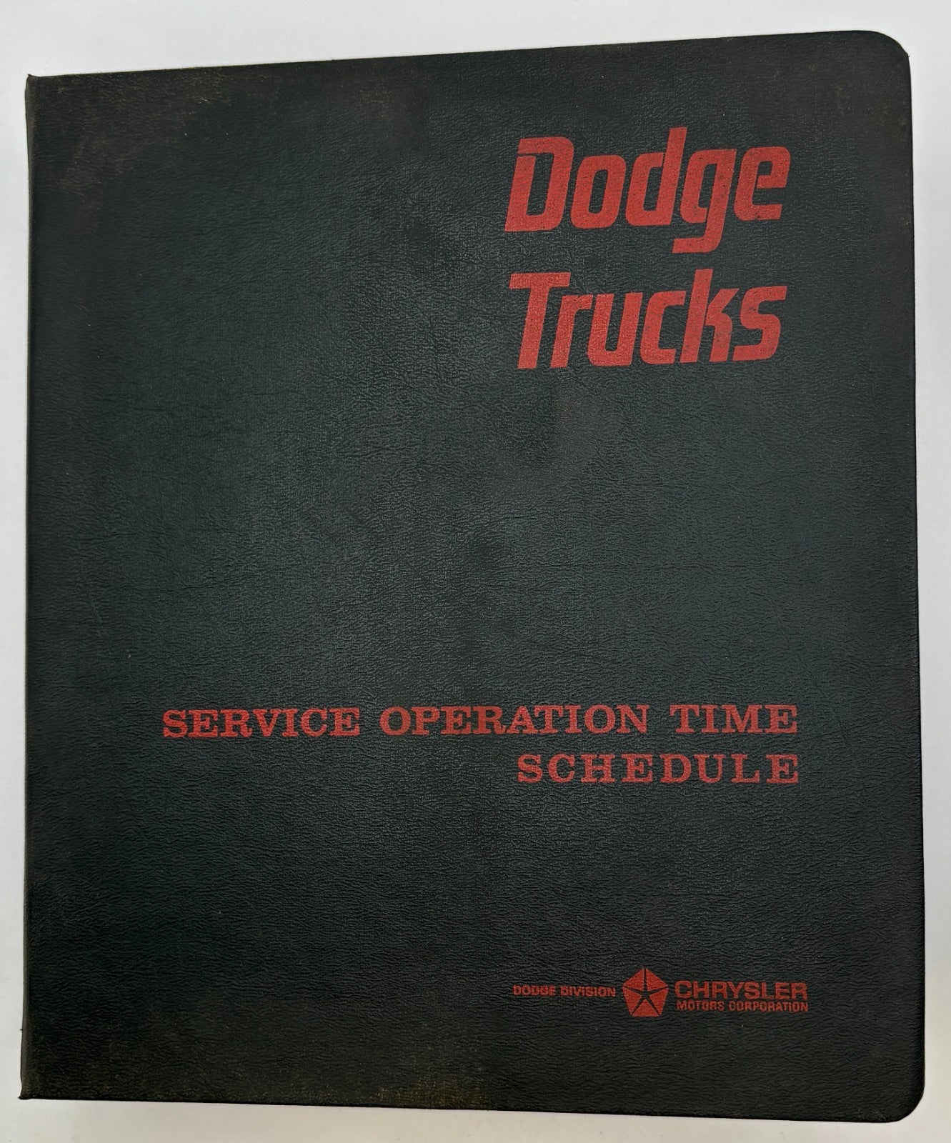 Original 1966 Dodge Trucks Service Operation Time Schedule Manual #81-370-6360