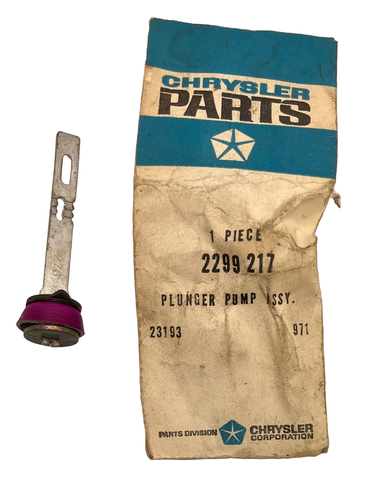 New Old Stock Carter 2 Barrel Accelerator Pump for 1963-71 Mopar Models #2299217