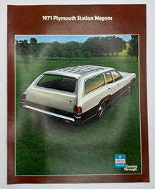 Original 1971 Plymouth Station Wagons Sales Brochure #81-505-1050