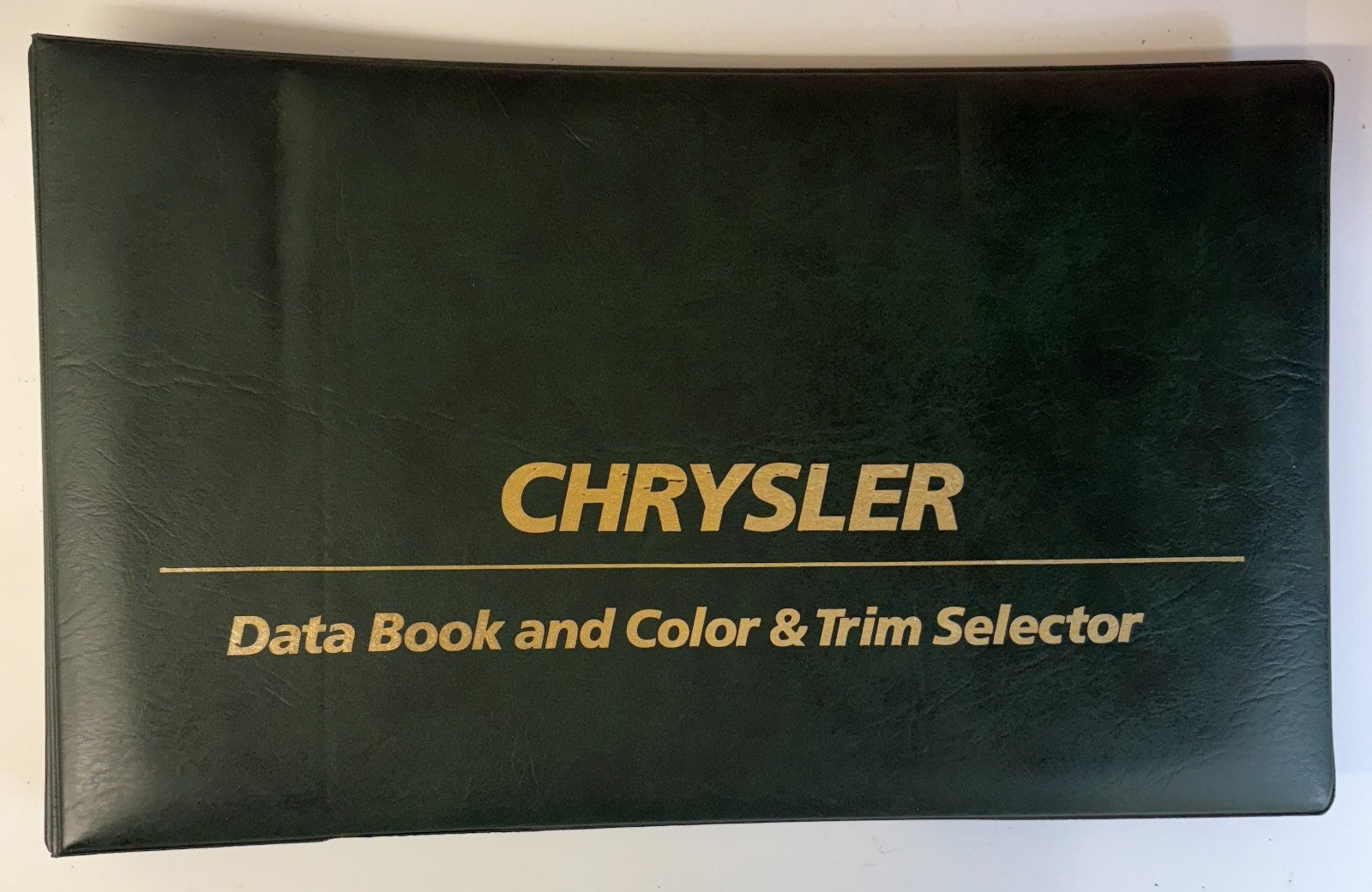Original 1980 Chrysler Data Book and Color & Trim Selector – Roberts ...