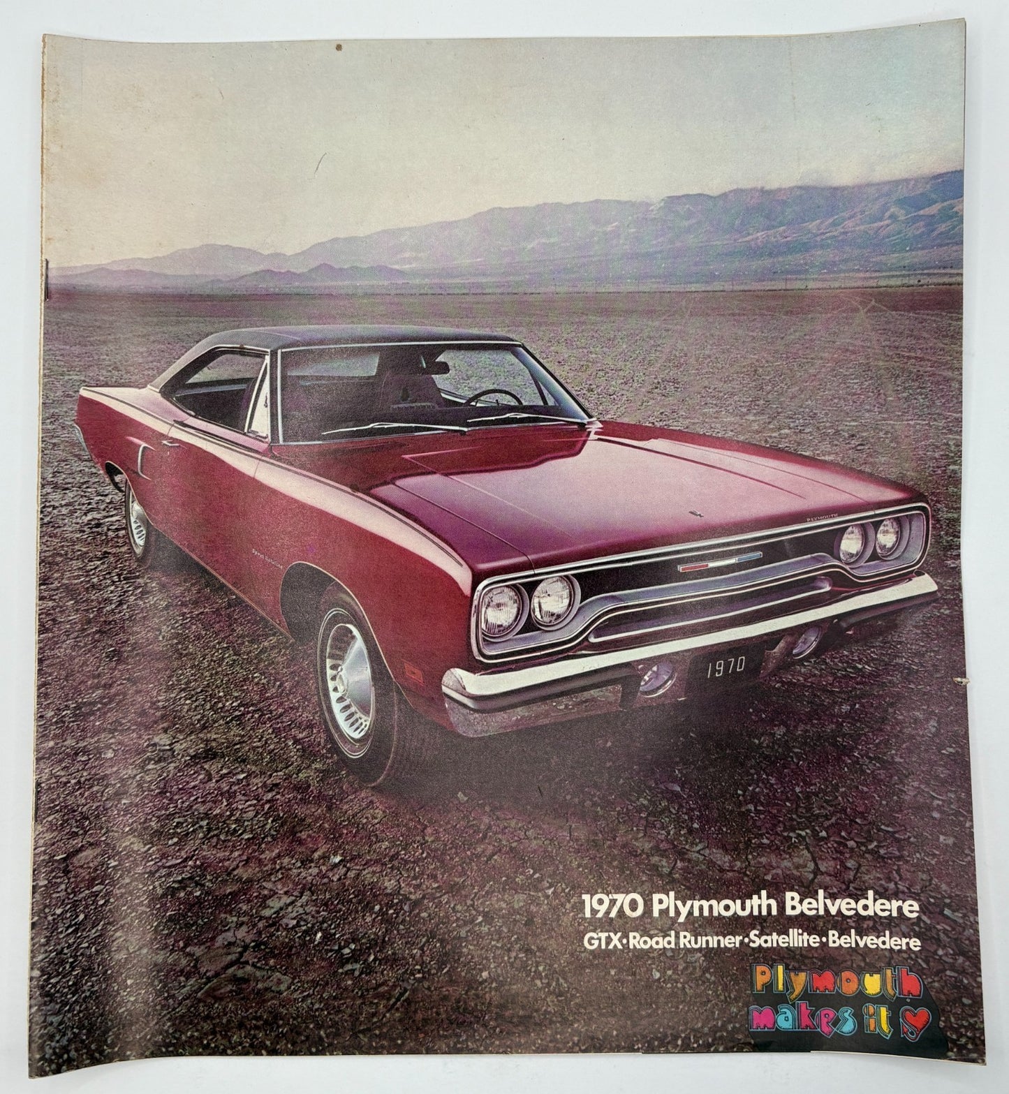 Original 1970 Plymouth Belvedere Sales Brochure 81-505-0023