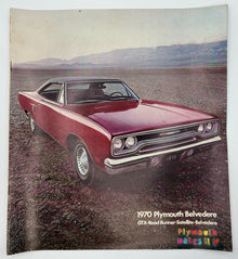 Original 1970 Plymouth Belvedere Sales Brochure 81-505-0023
