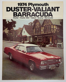 Original 1974 Plymouth Duster-Valiant Barracuda Sales Brochure #81-005-7072